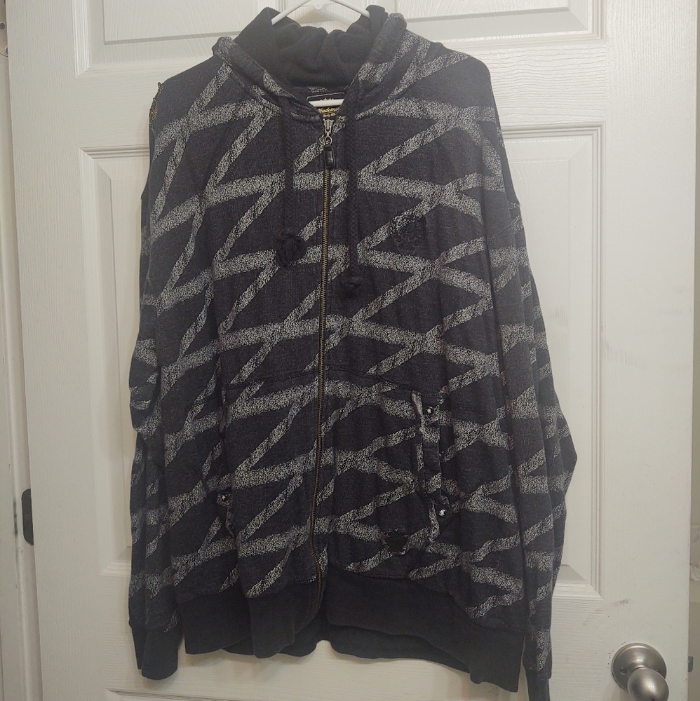 Men's Hoodie black and grey